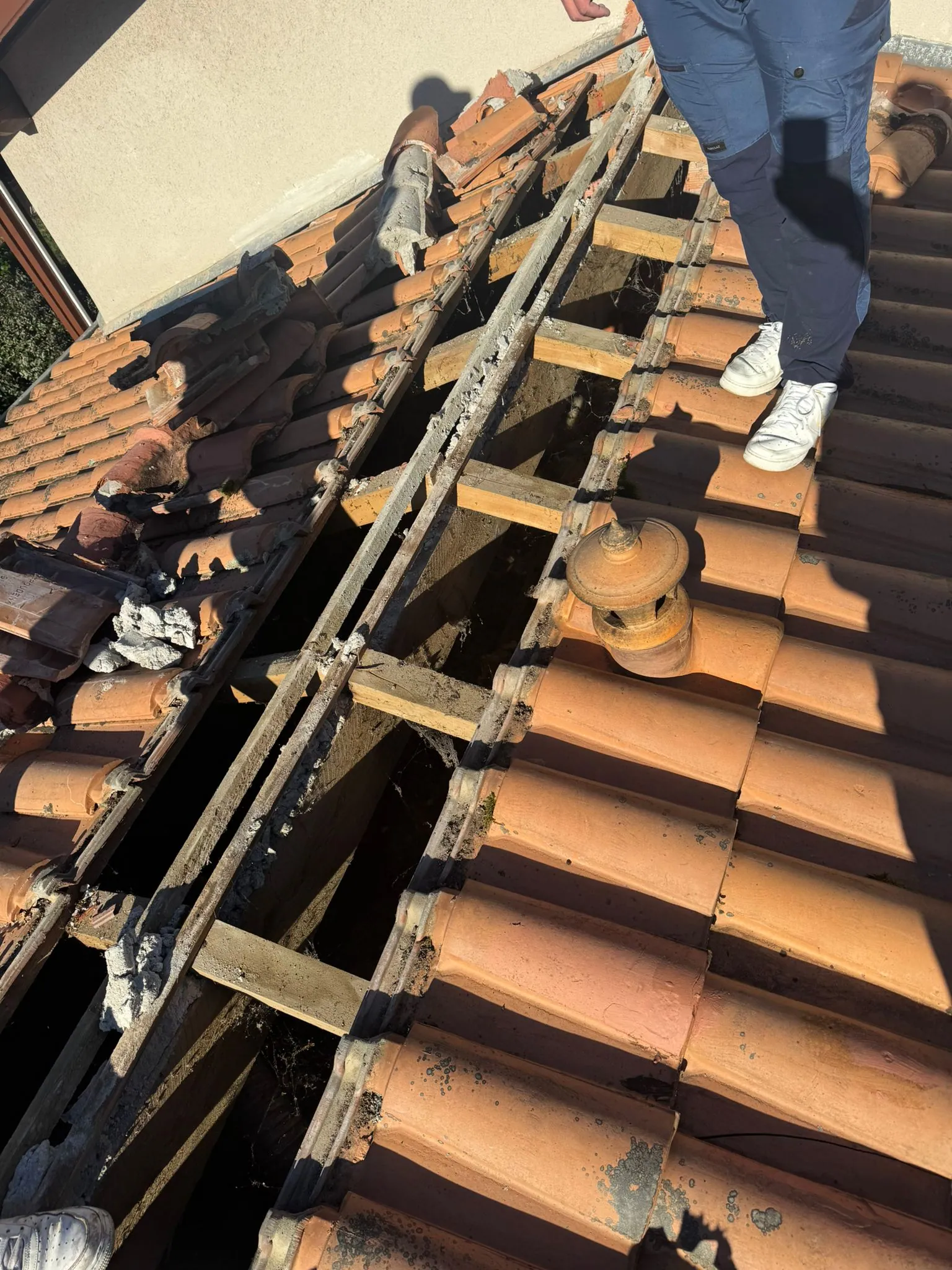 Chantier de couverture en Gironde